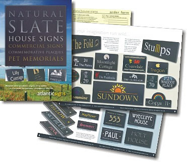 House Signs Brochure Montage